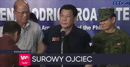 Prezydent Filipin skaże syna na śmierć?