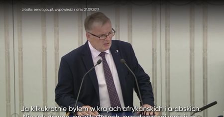 Skandaliczna wypowiedź senatora Bonkowskiego