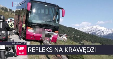 Turysta uratował pasażerów autokaru