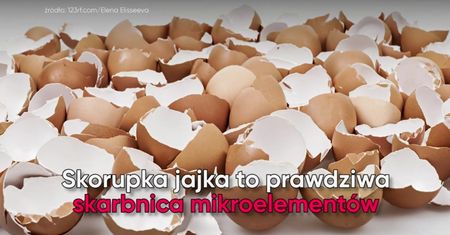Nie wyrzucaj skorupek jaj. To naturalny suplement diety
