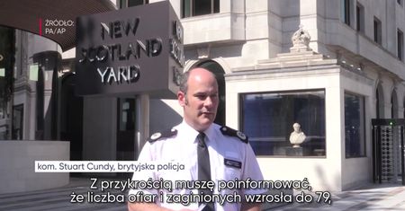 Wzrosła liczba ofiar pożaru wieżowca Grenfell Tower w Londynie