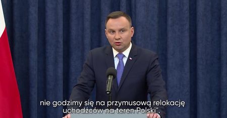 Prezydent: referendum ws. uchodźców w 2019 roku