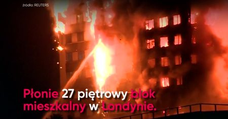 Pożar wieżowca w Londynie