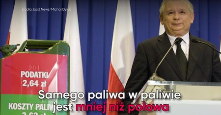 Oto, co składa się na cenę paliwa, którą widzimy na dystrybutorze