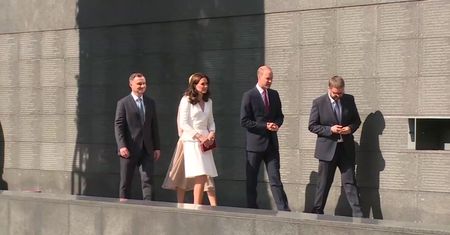 Kate i William oddają hołd powstańcom