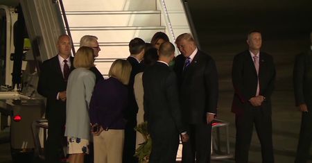 Donald Trump wylądował w Warszawie