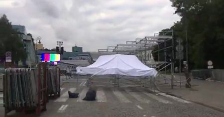 Spotkanie z Trumpem na Placu Krasińskich. Tak wyglądają przygotowania