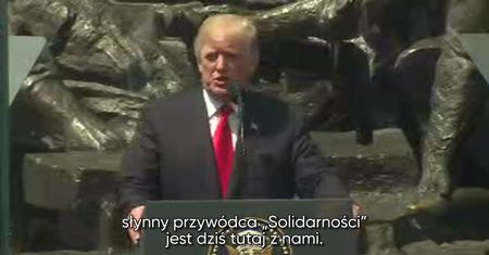 Donald Trump podziekował Lechowi Wałęsie