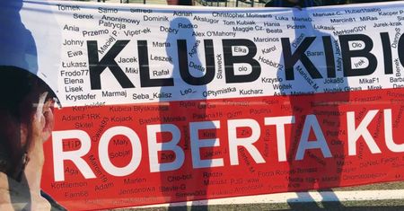 Polscy kibice wspierają Kubicę
