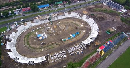 Stadion Orła Łódź robi wrażenie. Zobacz na jakim jest etapie (WIDEO)