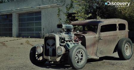 Przemiana Modelu A Forda w "rat roda"