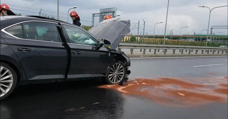 Wypadek na trasie S79 (Warszawa)
