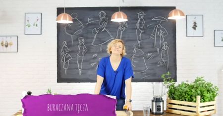 Buraczana tęcza - przepis Otylii Jędrzejczak