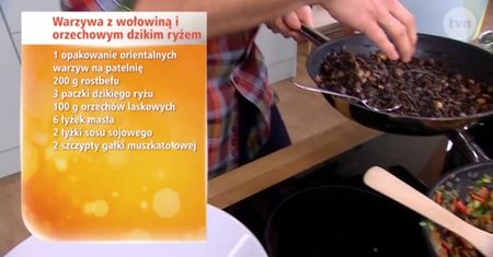 Warzywa z wołowiną o dzikim ryżem