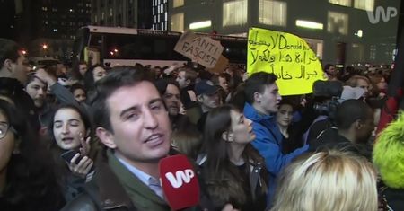 "Donald Trump musi odejść". Tysiące ludzi na ulicach. Relacja Leszka Krawczyka z Nowego Jorku