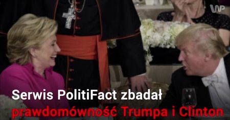 Kłamstwa Trumpa i Clinton
