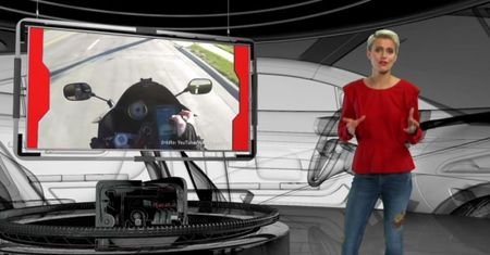 #dziejesiewmoto: używał telefonu jadąc motocyklem i uległ wypadkowi