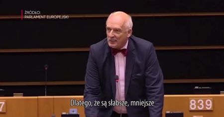 Scheuring-Wielgus o prowokacji Korwin-Mikego: skandaliczne słowa