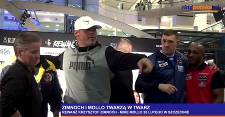 Krzysztof Zimnoch vs Mike Mollo - mocne spojrzenie twarzą w twarz