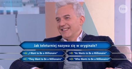 Urbański o "Milionerach": "To nie jest teleturniej dla fizyków kwantowych"