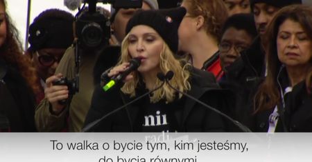 Madonna: "Trump starał się stworzyć nam fałszywe poczucie bezpieczeństwa"