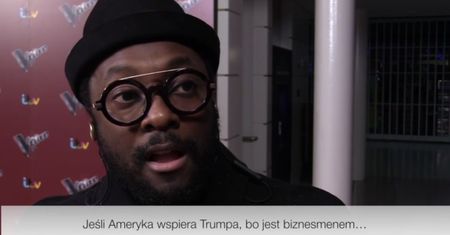 will.i.am o Trumpie: "To najsmutniejsza rzecz na świecie"