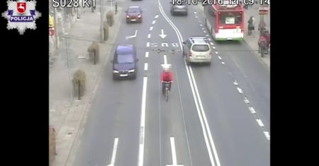Nagranie groźne wyglądającego wypadku z Lublina