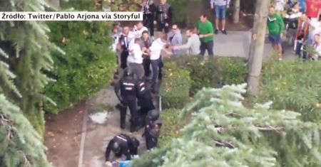 Zamieszki kibiców Legii z policją w Madrycie!