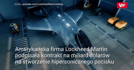 Amerykanie tworzą hipersoniczny pocisk