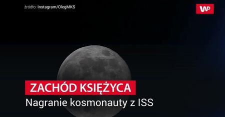 Niezwykły widok z ISS. Księżyc jakby się rozpadał