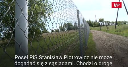 "Stanisław Piotrowicz zabrał mi kawałek ziemi". Mieszkańcy Odrzykonia skarżą się na posła PiS