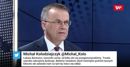 Jarosław Sellin: kibole "psują nam zabawę"