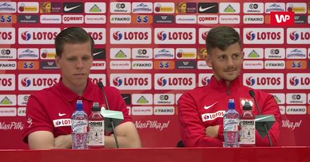 Rozbawiony Szczęsny na konferencji. "Opona i grejpfrut!"