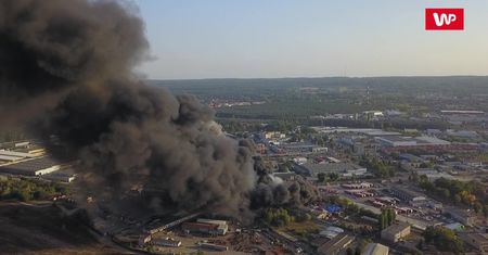 Pożar składowiska odpadów w Szczecinie. Akcja strażaków trwała 20 godz.