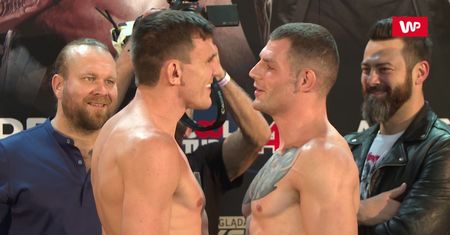 KSW 45: gorąco podczas ważenia Wójcika i Askhama