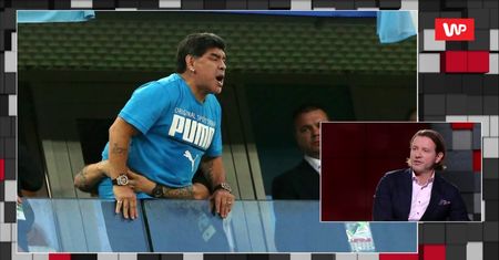 Mundial 2018. Argentyna wstydzi się za Maradonę. "Stacza się. Zachowuje się jak klaun"