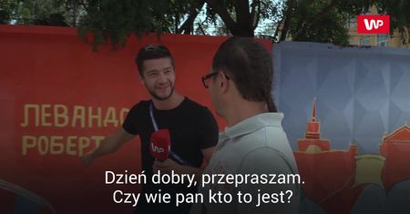 Mundial 2018. Mural Lewandowskiego w Wołgogradzie. Nie wszyscy rozpoznają Polaka