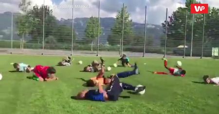 Mundial 2018. Zabawny film z treningu młodzieży. Neymar wyznaczył nowy trend w szkoleniu