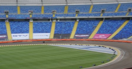 Trening żużlowy na Stadionie Śląskim w Chorzowie