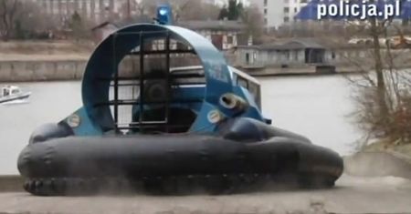 Poduszkowce w walce z piratami drogowymi