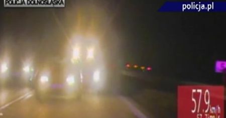 Pijany pędził autostradą A-4