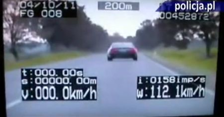 Przekroczył dozwoloną prędkość o 75 km/h