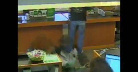 USA: Nagranie z napadu na bank