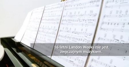 Niepełnosprawny 16-latek wirtuozem pianina