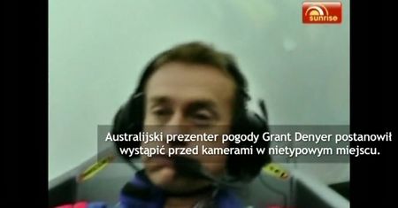 Prezenter pogody stracił przytomność na wizji