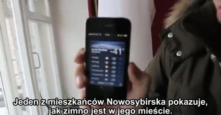 Wylał wrzątek przy 41 stopniach mrozu