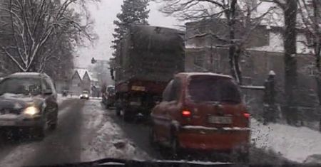 Kilkugodzinny zator w Bolkowie