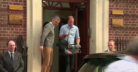 William i Kate opuszczają szpital