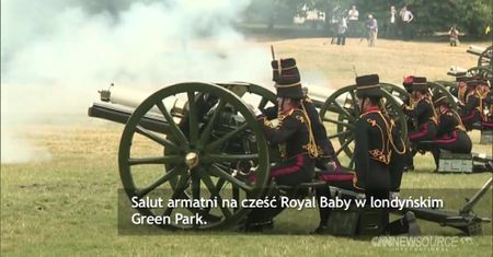 Salwy armatnie na cześć księcia Cambridge