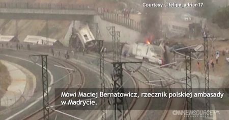 W Hiszpanii wykoleił się pociąg